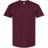 Custom Unisex Fine Jersey T-Shirt Burgundy