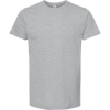 Custom Unisex Fine Jersey T-Shirt Heather Grey