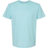 Custom Unisex Fine Jersey T-Shirt Heather Purist Blue
