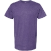 Custom Unisex Fine Jersey T-Shirt Heather Purple