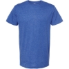 Custom Unisex Fine Jersey T-Shirt Heather Royal