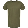Custom Unisex Fine Jersey T-Shirt Military Green