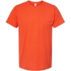 Custom Unisex Fine Jersey T-Shirt Orange