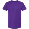Custom Unisex Fine Jersey T-Shirt Purple