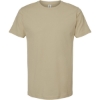 Custom Unisex Fine Jersey T-Shirt Sand