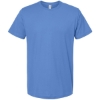 Custom Unisex Fine Jersey T-Shirt Serenity Blue