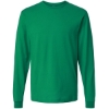 Custom Unisex Fine Jersey Long Sleeve T-Shirt Kelly Green