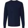 Custom Unisex Fine Jersey Long Sleeve T-Shirt Navy