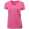 Custom Womens Vera V-Neck T-Shirt Neon Pink