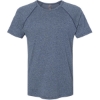 Custom Mens Mock Twist Raglan T-Shirt Indigo