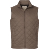 Custom Mens Vintage Diamond Quilted Vest Driftwood