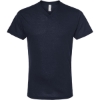 Custom Mens Poly-Rich V-Neck T-Shirt Navy