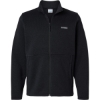 Custom Mens Alto Pass™ Fleece Full-Zip Jacket Black