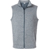 Custom Mens Alto Pass™ Fleece Vest Dark Mountain Heather
