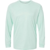 Custom Unisex Long Islander Performance Long Sleeve T-Shirt Mint Green