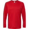 Custom Unisex Long Islander Performance Long Sleeve T-Shirt Red