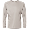 Custom Unisex Long Islander Performance Long Sleeve T-Shirt Sand