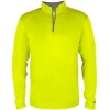 Custom Youth B-Core Quarter-Zip Pullover Safety Yellow Green/ Graphite