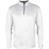 Custom Youth B-Core Quarter-Zip Pullover White/ Graphite