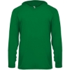Custom Youth B-Core Long Sleeve Hooded T-Shirt Kelly