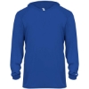 Custom Youth B-Core Long Sleeve Hooded T-Shirt Royal