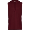 Custom Youth B-Core Sleeveless Hooded T-Shirt Maroon