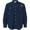 Custom Mens PFG Bahama™ II Shirt Collegiate Navy