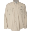Custom Mens PFG Bahama™ II Shirt Fossil