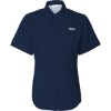 Custom Womens PFG Tamiami™ II Short Sleeve Shirt Collegiate Navy