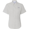 Custom Womens PFG Tamiami™ II Short Sleeve Shirt Cool Grey