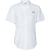 Custom Womens PFG Tamiami™ II Short Sleeve Shirt White