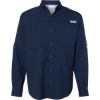 Custom Mens PFG Tamiami™ II Shirt Collegiate Navy