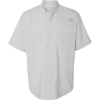 Custom Mens PFG Tamiami™ II Short Sleeve Shirt Cool Grey