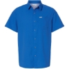 Custom Mens PFG Slack Tide™ Camp Shirt Vivid Blue