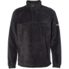 Custom Mens Steens Mountain™ Fleece Half-Zip Pullover Black