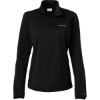 Custom Womens Essential Hike™ Grid Fleece Half-Zip Pullover Black