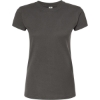 Custom Womens Fine Jersey Slim Fit T-Shirt Charcoal