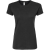 Custom Womens Fine Jersey Slim Fit T-Shirt Coal