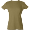 Custom Womens Fine Jersey Slim Fit T-Shirt Sand (disc)