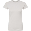 Custom Womens Fine Jersey Slim Fit T-Shirt Silver