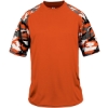 Custom Youth Camo Sport T-Shirt Burnt Orange/ Burnt Orange Camo