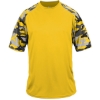 Custom Youth Camo Sport T-Shirt Gold/ Gold Camo