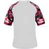 Custom Youth Camo Sport T-Shirt White/ Red Camo