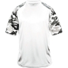 Custom Youth Camo Sport T-Shirt White/ White Camo