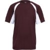 Custom Youth B-Core Hook T-Shirt Maroon/ White