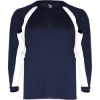 Custom Youth B-Core Hook Long Sleeve T-Shirt Navy/ White
