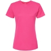 Custom Womens Fine Jersey Classic Fit T-Shirt Fuchsia