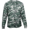 Custom Youth Digital Camo Long Sleeve T-Shirt Forest Digital