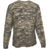 Custom Youth Digital Camo Long Sleeve T-Shirt Sand Digital
