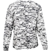 Custom Youth Digital Camo Long Sleeve T-Shirt White Digital